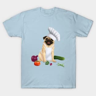 Chef pug T-Shirt